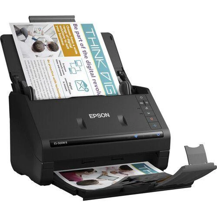 Epson ES-500W II Wireless Duplex Document Scanner - Black by Epson - Image 2