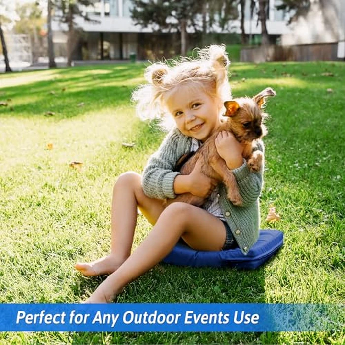 FASTMOMENT 2 Pcs Stadium Seat Cushions Water-Repellent Bleacher Seat Cushions Indoor & Outdoor Seat Cushion for Bleachers Portable Stadium Cushion for Sports Events, Office Chairs, Beaches by FASTMOMENT - Image 7