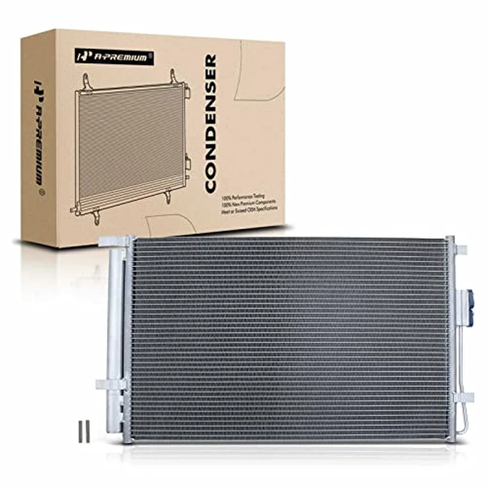 A-Premium Air Conditioning A/C Condenser Compatible with Kia Sorento 2016-2020 2.4L 3.3L, Replace#97606C6500 by A-Premium - Image 1