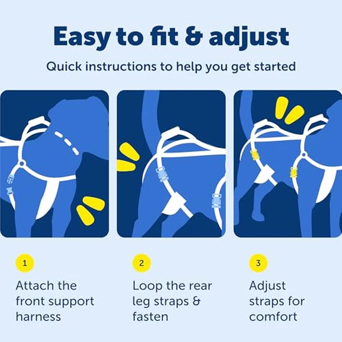 PetSafe CareLift Lifting Aid Harness for Dogs - Full Front and Back - Large by PetSafe - Image 6