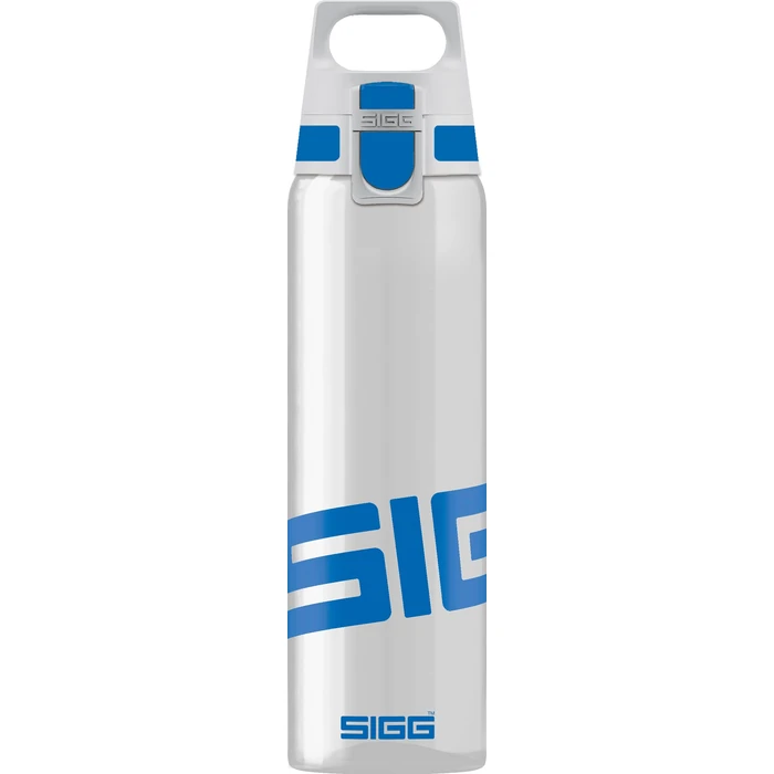 SIGG - Tritan Water Bottle - Total Clear ONE Blue - Suitable For Carbonated Beverages - Dishwasher Safe - Leakproof - Lightweight - Scratch Resistant - BPA Free - 25 oz by Sigg - Used - Very Good condition - CA$46.53