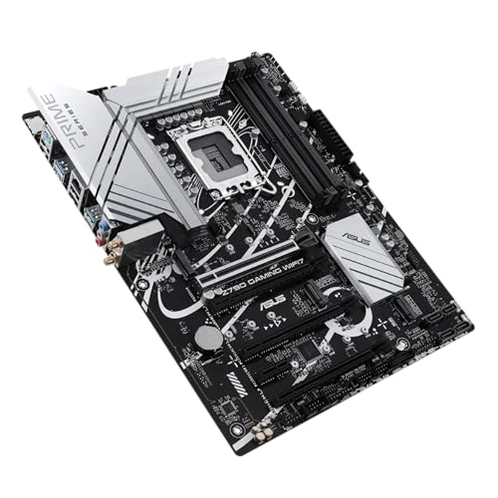 ASUS Z790 Gaming WIFI7 (LGA 1700) ATX Motherboard with PCIe(R) 5.0, Three M.2 Slots, 14+1 DrMOS, DDR5, WiFi 7, Realtek 1Gb LAN, HDMI TM, USB 3.2 Gen 2x2 Type-C(R), Front USB 3.2 Gen 1 Type-C(R) by Asus - Image 3