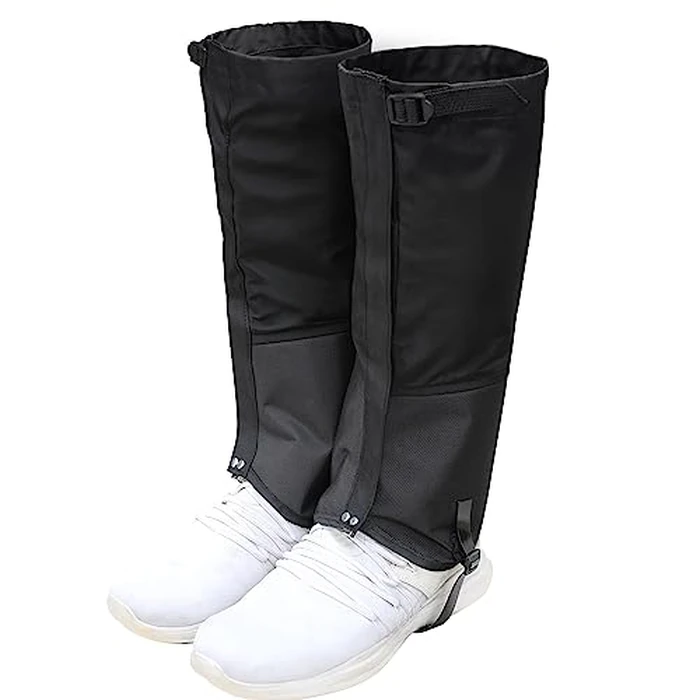 Tlswshsy Leg Protectors for Weed Eating-Waterproof Leg Guards for Trimming-Adjustable Lawn Care Leg Protection for Men and Women (Black)(L) by Tlswshsy - Used - Like New condition - US$12.74