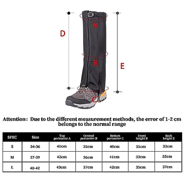 Tlswshsy Leg Protectors for Weed Eating-Waterproof Leg Guards for Trimming-Adjustable Lawn Care Leg Protection for Men and Women (Black)(L) by Tlswshsy - Image 2
