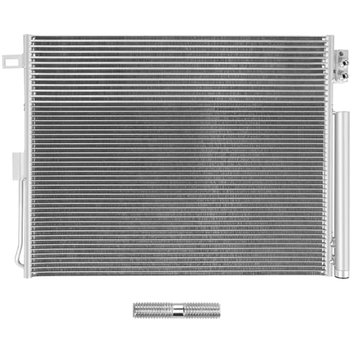 Air Conditioning A/C Condenser Compatible with Jeep Grand Cherokee 2011-2020, Jeep Grand Cherokee L 2021 / Dodge Durango 2011-2021# 3893, 4770810, 55038003AE, 55038003AF, 55038003AG by WildGear - Used - Like New condition