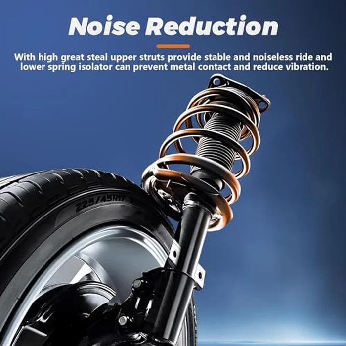 KUIPERAUTO Front and Rear Shock Absorbers Complete Struts Assembly Compatible for 1999-2006 Chevy GMC Silverado Sierra 1500, w/o Electronic Suspension, RWD Replacement 37150 32326 4Pcs by KUIPERAUTO - Image 4