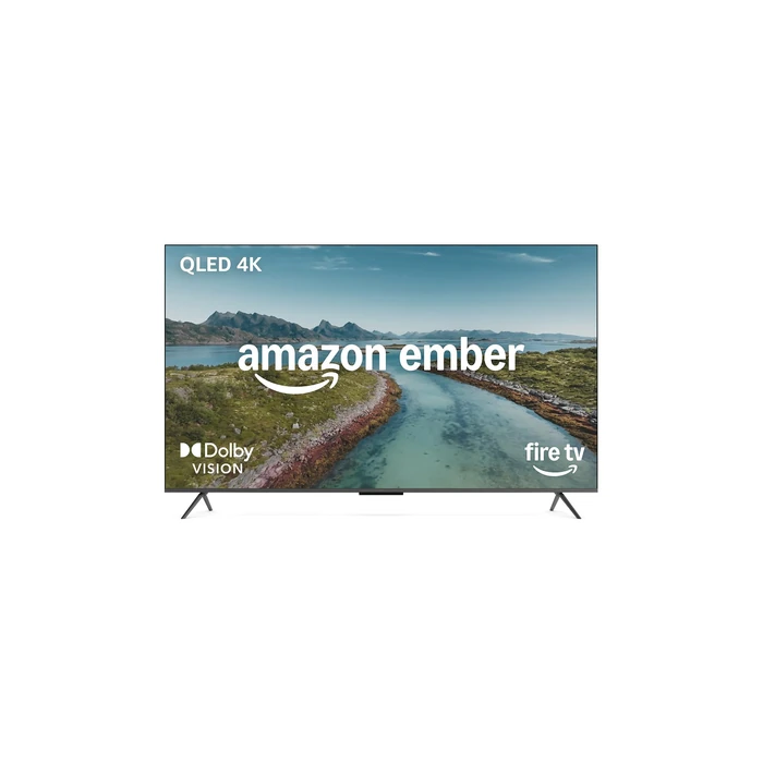 Amazon Ember 50" QLED Series with Fire TV (newest model), 4K Ultra HD smart TV, HDR10+, Dolby Vision, Dolby Audio, quad-core processor, hands-free with Alexa by Amazon - Image 1