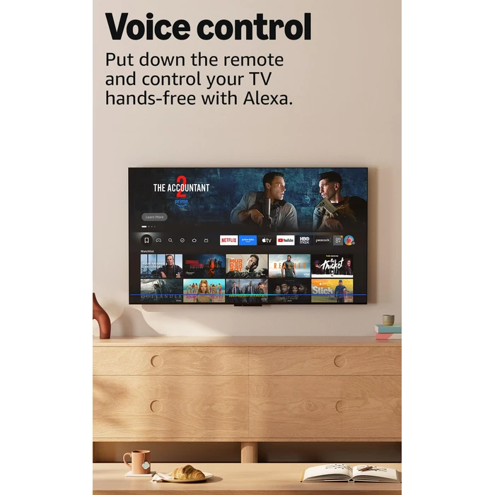 Amazon Ember 50" QLED Series with Fire TV (newest model), 4K Ultra HD smart TV, HDR10+, Dolby Vision, Dolby Audio, quad-core processor, hands-free with Alexa by Amazon - Image 4