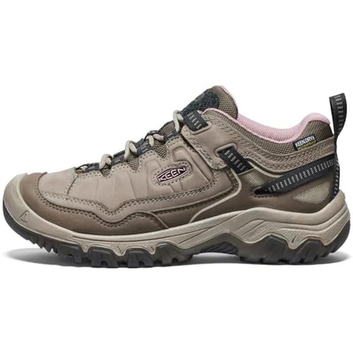 KEEN Women's Targhee 4 Low Height Durable Comfortable Waterproof Hiking Shoes, Brindle/Nostalgia Rose, 7 by KEEN - Image 3