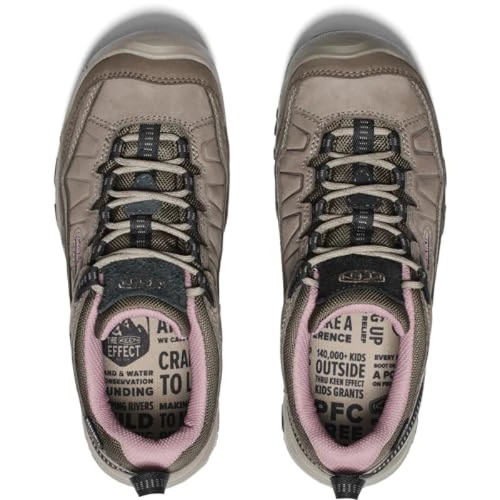 KEEN Women's Targhee 4 Low Height Durable Comfortable Waterproof Hiking Shoes, Brindle/Nostalgia Rose, 7 by KEEN - Image 5