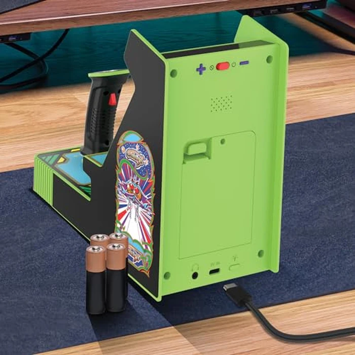 My Arcade Galaga Joystick Player : Officially Licensed Galaga and Galaxian Video Game Console, Fun Portable Mini Game 3.2" Full Color Display by My Arcade - Image 2