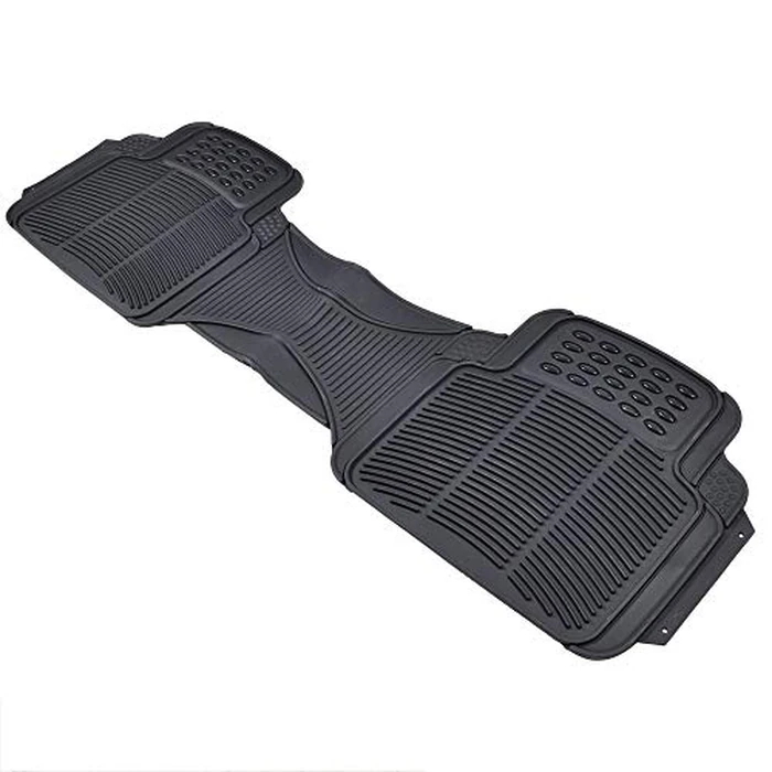 BDK Warner Bros DC Comics Batman Heavy Duty Rubber Floor Mats 3pc Set Car Accessories - No-Slip Grip, All Weather Protection, Trimmable, 2 Front Car Mats 27” x 18” & 1 Rear Liner 18” x 58” by BDK - Image 7