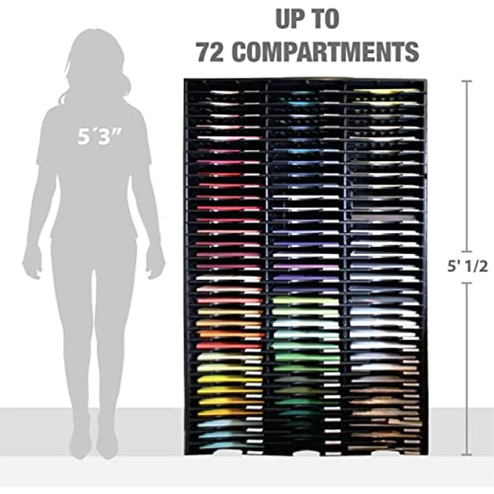 Storex Modular 24-Compartment Literature Organizer, Black, (61435U01C) by Storex - Image 6