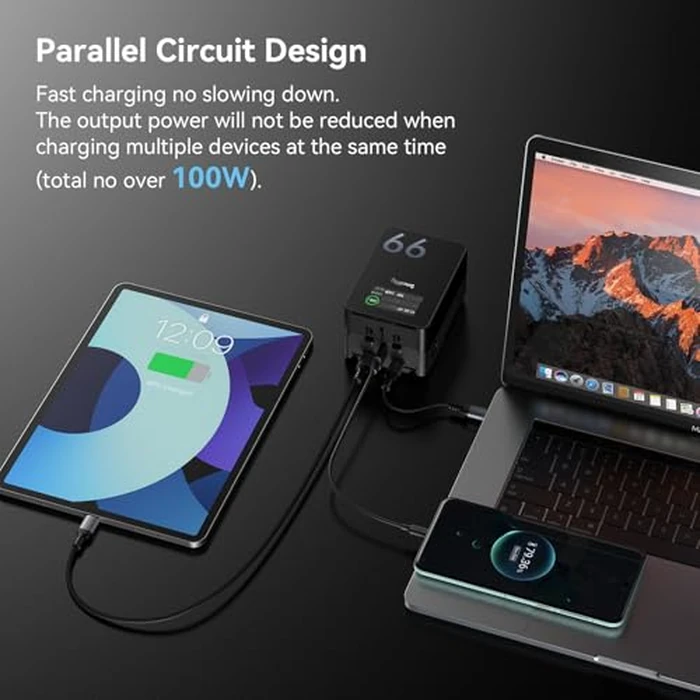 SmallRig V Mount Battery VB99 Pro, 6800mAh 99Wh 14.8V V-Mount Battery Support 100W PD USB-C Fast Charger, with D-TAP, Dual USB-C, Dual DC Port, USB-A, for Camera, Camcorder, Monitor, Filmmaker - 4292 by SmallRig - Image 4