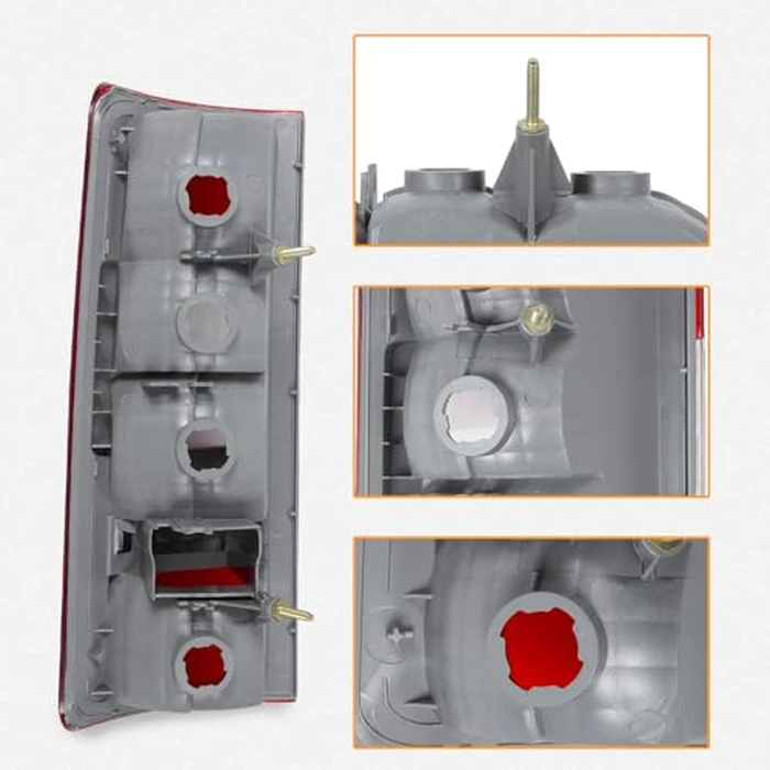 RANSOTO Tail light Cover W/O Bulbs & Circuit Compatible with 2010-2013 Ford Transit Connect Replace FO2801225 9T1Z13404A (Right Side) by RANSOTO - Image 3