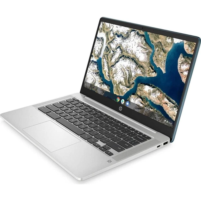 HP Chromebook 14a-na0062tg Laptop 14" - Forest Teal - Intel Pentium Silver N5030 1.1GHz - 4GB RAM - 128GB by HP - Image 2