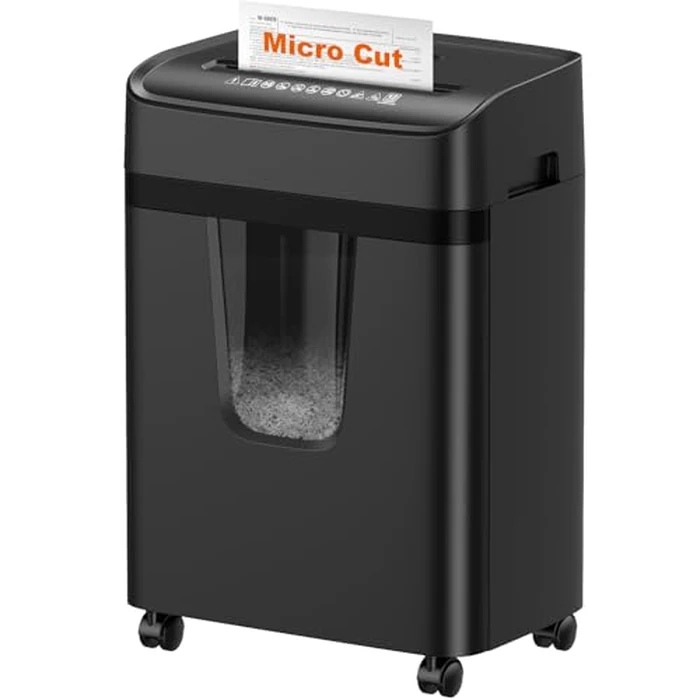 Bonsaii 12-Sheet Paper Shredder for Home Office, 5.5 Gallons Micro Cut Shredder with 30 Minutes Running Time, P-4 High Security Shredders for Home Office Heavy Duty (C282-B) by bonsaii - Used - Like New condition - CA$170.99