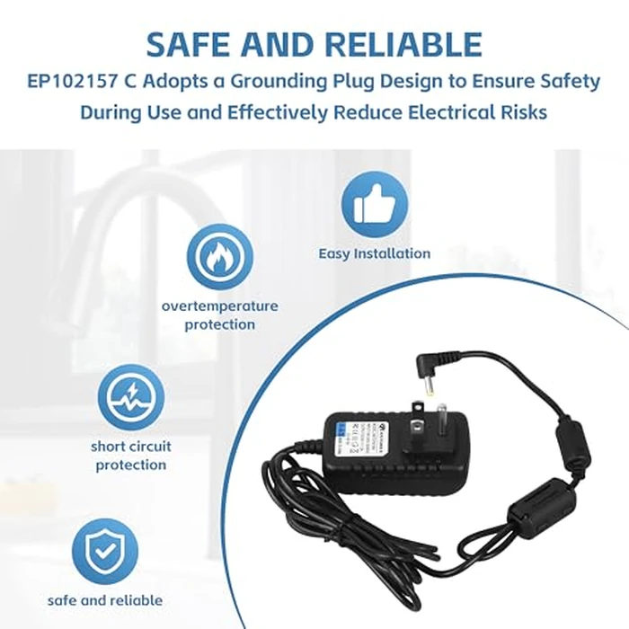 CHNPLUM EP102157 A/C Power Supply Adapter for Delta Touch2O Faucet Kitchen Sink by CHNPLUM - Image 3