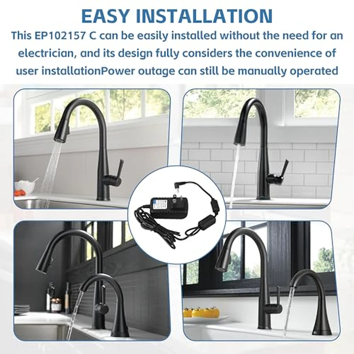 CHNPLUM EP102157 A/C Power Supply Adapter for Delta Touch2O Faucet Kitchen Sink by CHNPLUM - Image 6