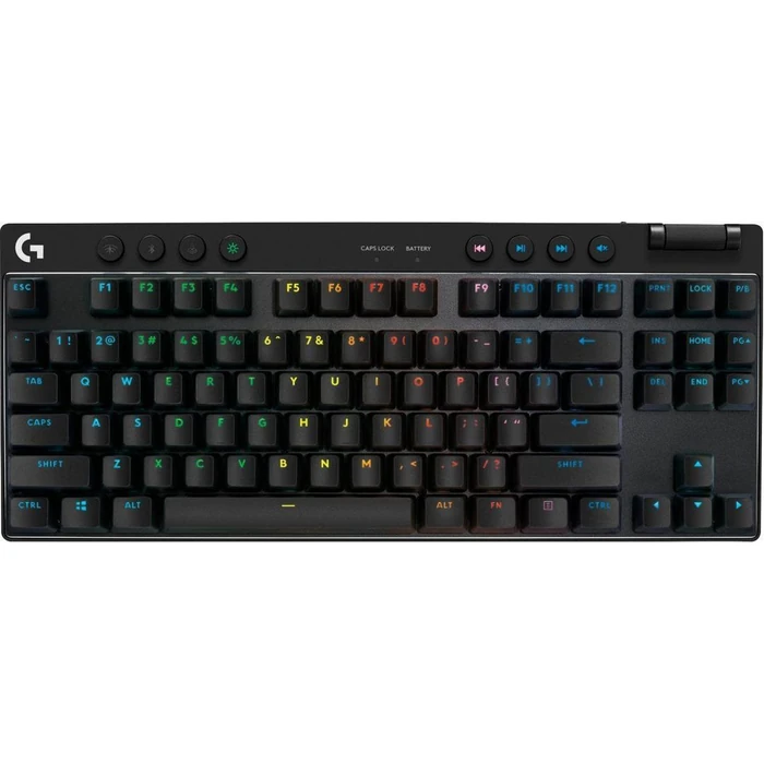 Logitech G PRO X TKL Lightspeed Wireless RGB Gaming Keyboard - Black (Linear) by Logitech - Image 1