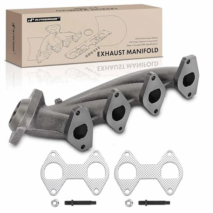 A-Premium Right Exhaust Manifold with Gasket Kit Compatible with Ford F-150 2004-2009 F-250 F-350 Super Duty Expedition Lincoln Navigator Mark LT V8 5.4L by A-premium - Image 1