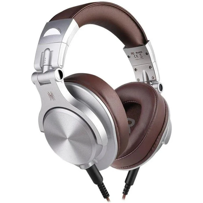 OneOdio A71 Wired Headphones - Silver by OneOdio - Refurbished - Brand New condition