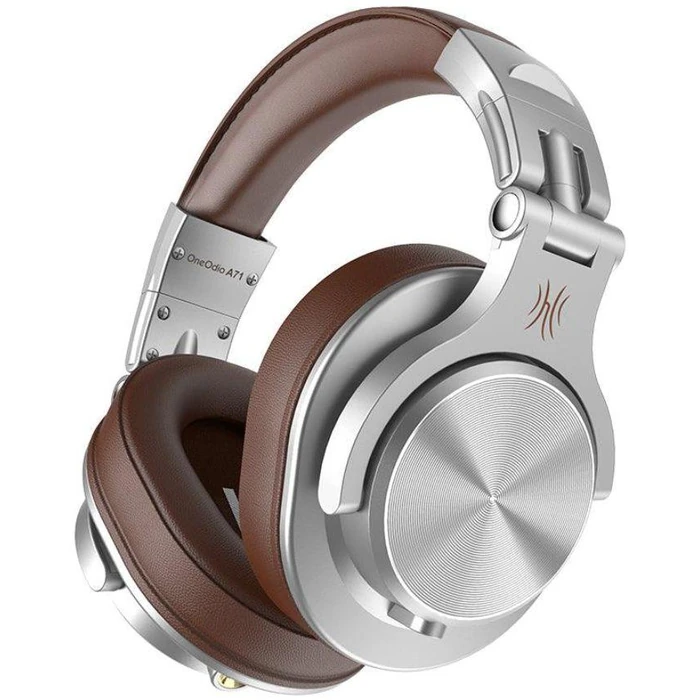 OneOdio A71 Wired Headphones - Silver by OneOdio - Image 2