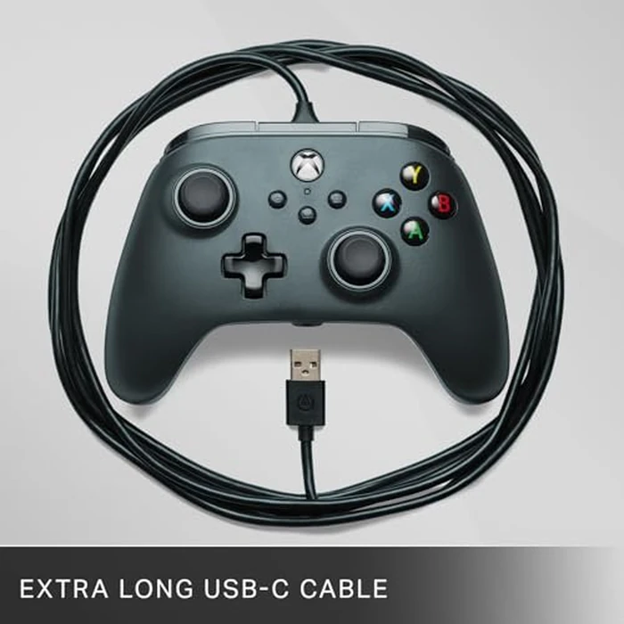 PowerA Wired Controller for Xbox Series X|S - Black, gamepad, wired video game controller, gaming controller, works with Xbox One and Windows 10/11 by PowerA - Image 6