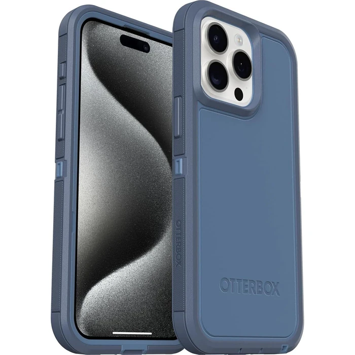 OtterBox Defender Pro XT Phone Case with MagSafe for iPhone 15 Pro - Baby Blue Jeans by OtterBox - Refurbished - Excellent condition - US$36.04