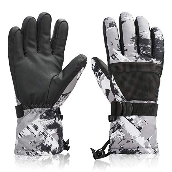 BOSONER Ski Snowboard Gloves, Waterproof Winter Warm Gloves, Cold Weather Touchscreen Snow Gloves for Mens, Womens, Kids Skiing,Snowboarding by BOSONER - Used - Very Good condition