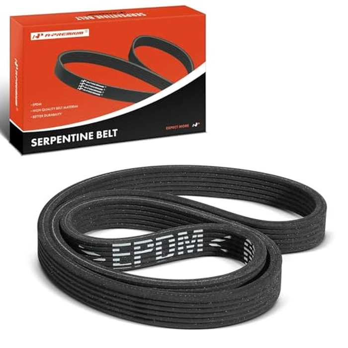 A-Premium Dual-Sided Engine Serpentine Drive Belt Compatible with Volkswagen Jetta 1999-2009, Golf 1999-2006, Beetle 1998-2010, Golf City 2007-2010, Jetta City 2007-2009, 1.8L 1.9L 2.0L by A-premium - Used - Good condition - CA$14.93