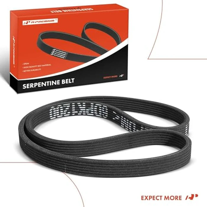 A-Premium Dual-Sided Engine Serpentine Drive Belt Compatible with Volkswagen Jetta 1999-2009, Golf 1999-2006, Beetle 1998-2010, Golf City 2007-2010, Jetta City 2007-2009, 1.8L 1.9L 2.0L by A-premium - Image 9
