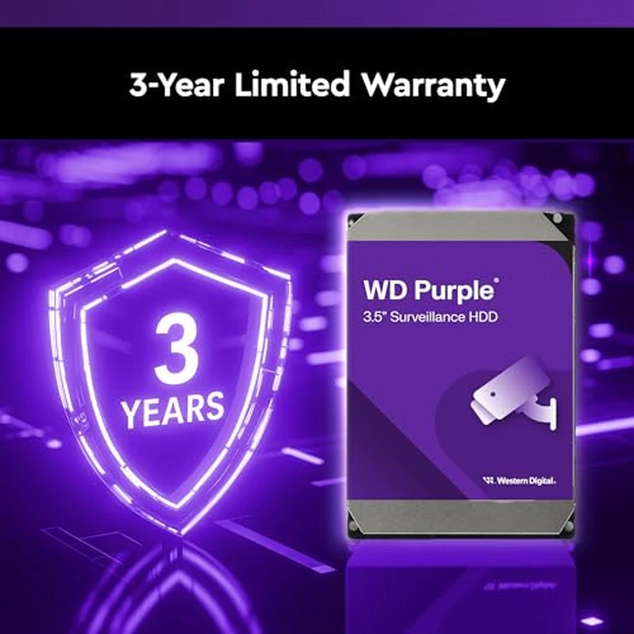 Western Digital 6TB WD Purple Surveillance Internal Hard Drive HDD - SATA 6 Gb/s, 256 MB Cache, 3.5" - WD64PURZ by WD - Image 6