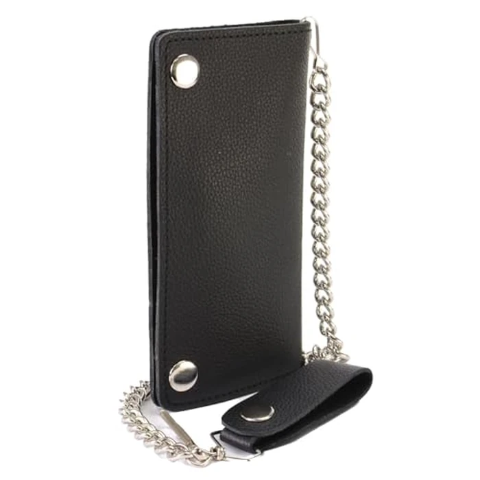 Milwaukee Leather Men's Genuine Leather Bi-Fold Biker Wallets w/Anti-Theft Stainless Steel Chain - 7 Inch by Milwaukee Leather - Image 9