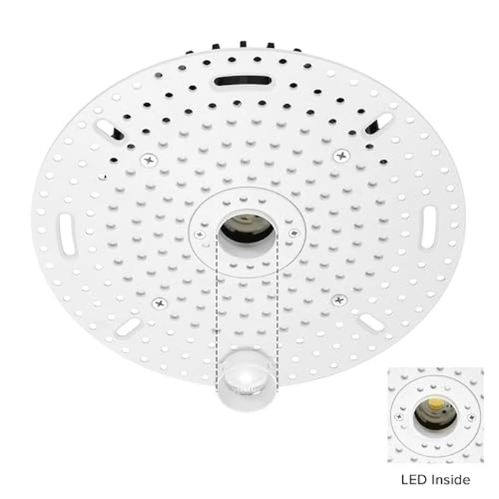 Maxxima 1 in. Trimless Pinhole Recessed Anti-Glare LED Downlight Canless IC Rated 1050 Lumens 5 Color Temperature Selectable 2700K/3000K/3500K/4000K/5000K Dimmable 90 CRI J-Box Included by Maxxima - Image 8