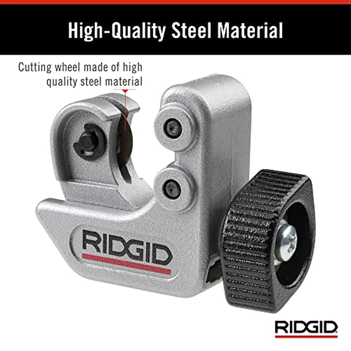 Ridgid - CC247 RIDGID 40617 Model 101 Close Quarters Tubing Cutter, 1/4-inch to 1-1/8-inch Tube Cutter Silver by RIDGID - Image 6