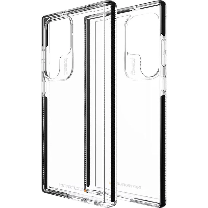 Zagg Gear4 Piccadilly Phone Case for Samsung Galaxy S23 Ultra - Black/Clear by Zagg - Image 2