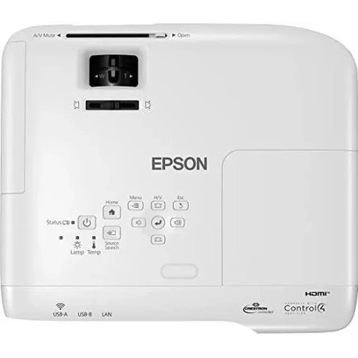 Epson PowerLite 118 XGA 3LCD Classroom Projector with Dual HDMI, 3800 lumens (V11HA03020) - White by Epson America - Image 9