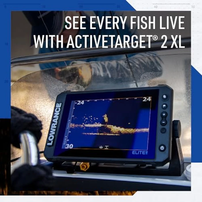 Lowrance Elite FS 7 Fish Finder (No Transducer) with Preloaded C-MAP Contour+ Charts by Lowrance - Image 3
