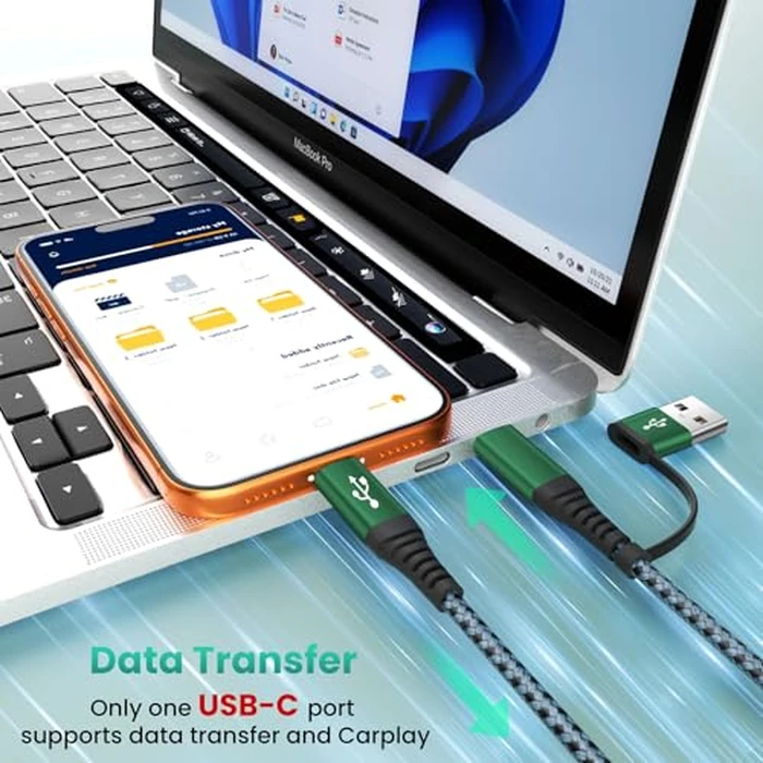 Travel Essentials for iPhone iWatch Charger, 3 in 2 USB Cable for iWatch/iPhone Charger/L Port, Beach Vacation Essentials USB C Cord Compatible with iWatch 10-1/iPhone 17-11/PS/Galaxy/Car, 2Pack 5FT by Jogrytece - Image 6