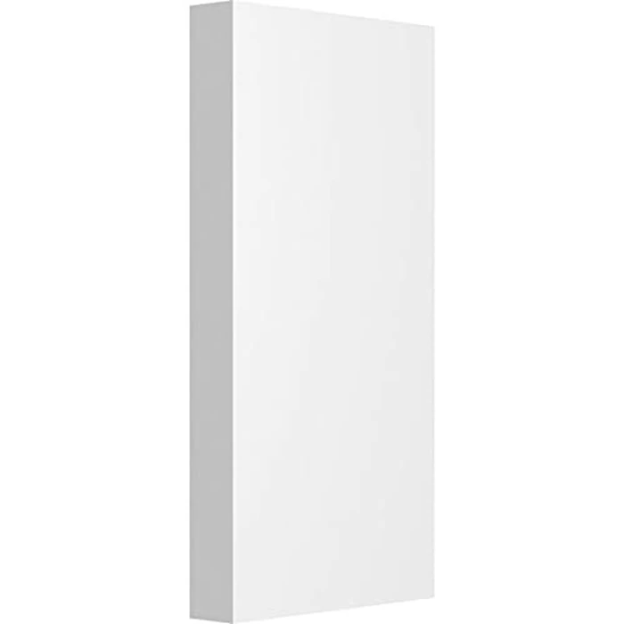 5"W x 10"H x 1"P Standard Foster Plinth Block with Square Edge (2-Pack) by Ekena Millwork - Image 1