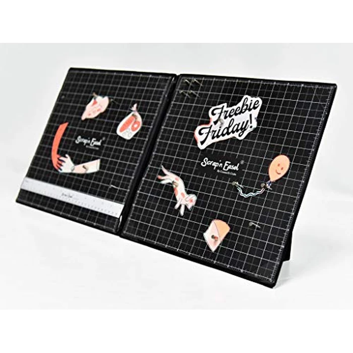 Scrap 'n Easel Magnetic Portable Double Grid Layout Scrapbook Style Ergonomic Work Surface by Scrap'N Easel - Image 2