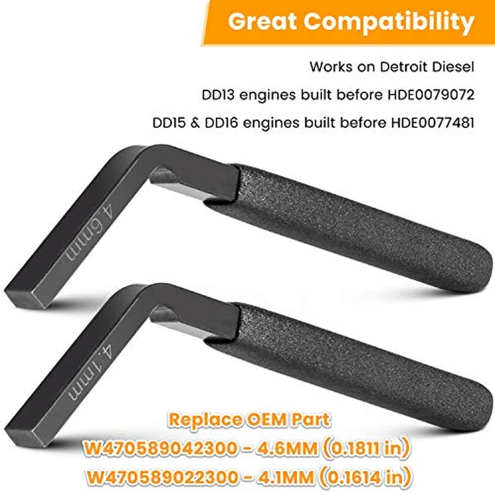 For Detroit Diesel DD15 DD16 Engine Camshaft Timing Tool TDC Locating Pin Brake Adjustment Tool Barring Tool Fuel Line Socket Heavy Duty W47058090900 W470589104000 W470589001500 J 46392 W470589046300 by E-cowlboy - Image 5
