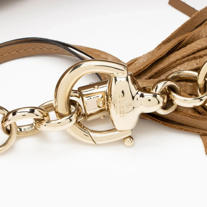 Gucci Leather Sienna Medium Hobo - Leather - Brown by Gucci - Image 10