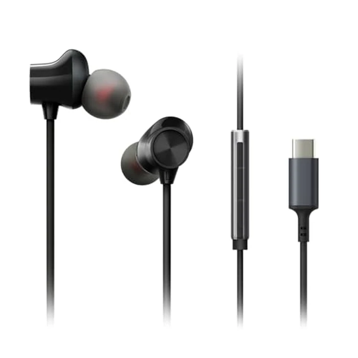 Panasonic ErgoFit Wired Earbuds, in-Ear Headphones with Microphone and Call Controller, Ergonomic Custom-Fit Earpieces (S/M/L), USB-C Compatible - RP-TCM325-K- (Black) by Panasonic - Used - Very Good condition - US$23.27