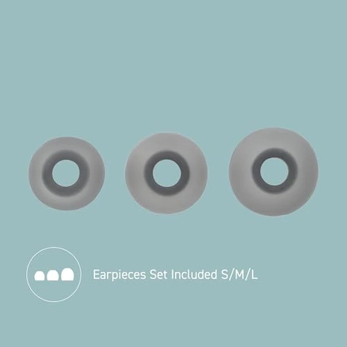 Panasonic ErgoFit Wired Earbuds, in-Ear Headphones with Microphone and Call Controller, Ergonomic Custom-Fit Earpieces (S/M/L), USB-C Compatible - RP-TCM325-K- (Black) by Panasonic - Image 3