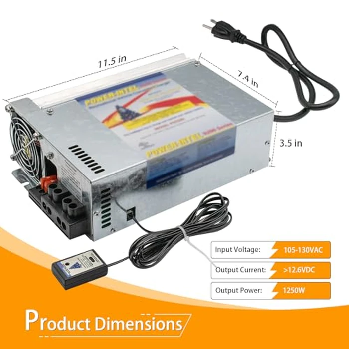 EYPDARL PD9280 RV Power Converter, 80Amp 120V to 12V RV Converter Charger 9200 Series Converter/Charger for RV Camper Caravans Trailer by EYPDARL - Image 3