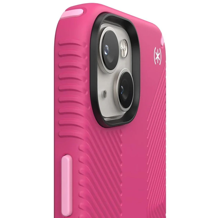 Speck Presidio2 Grip MagSafe Phone Case for iPhone 14 Plus - Digital Pink/Blossom Pink/White by Speck - Image 4