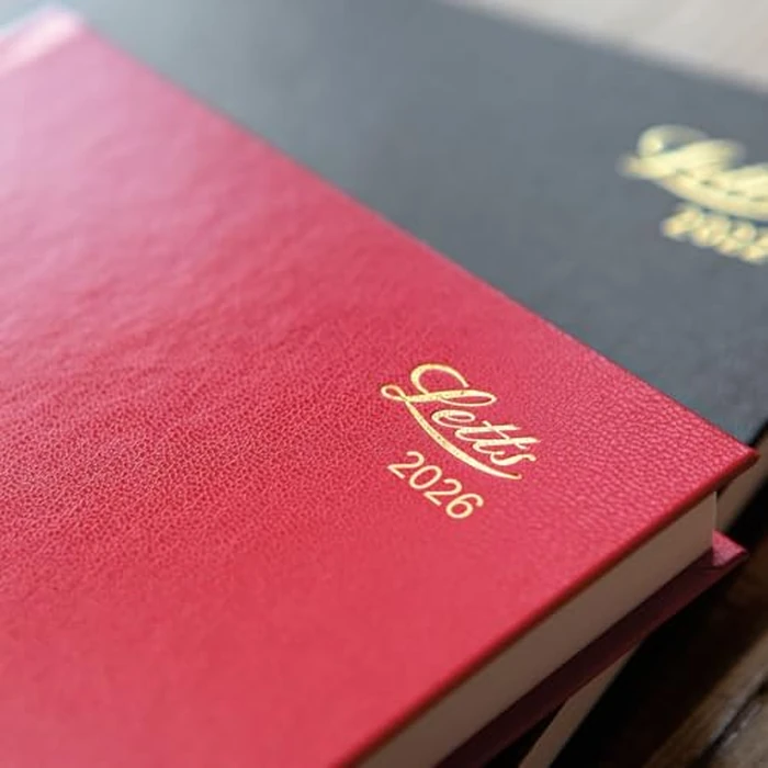 Letts of London(R) 2026 Standard Daily Planner, 12 Months, January to December, Day-Per-Page, A4 Size, 11.75" x 8.25", Perfect Binding, Leather-Look Cover, English, Black (C10ZBK-26) by Letts of London - Image 3