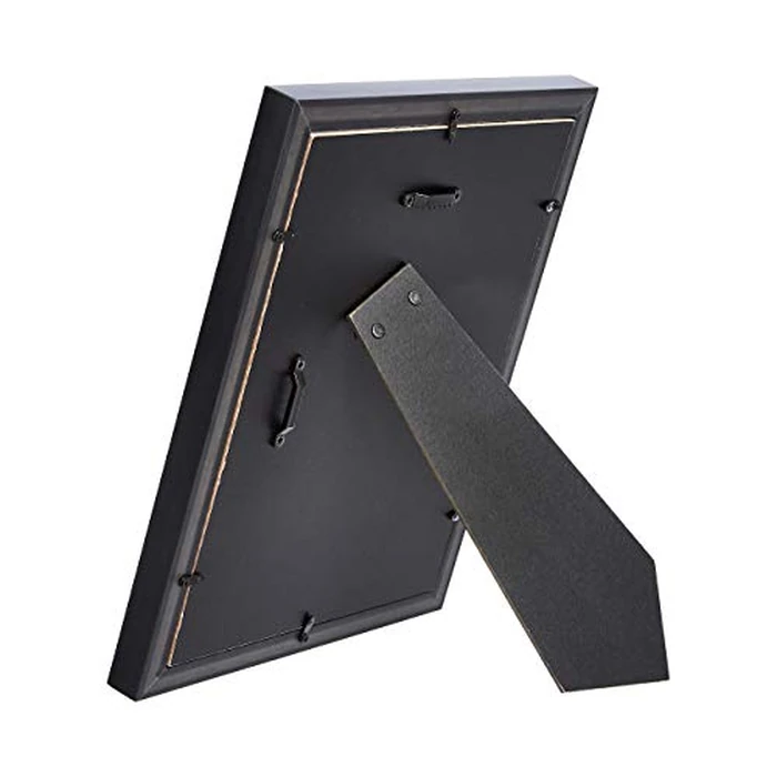 Amazon Basics Rectangular Photo Picture Frame, 8" x 10", Wall Hanging or Tabletop Display, Black, 2-Pack, Horizontal or Vertical by Amazon Basics - Image 4